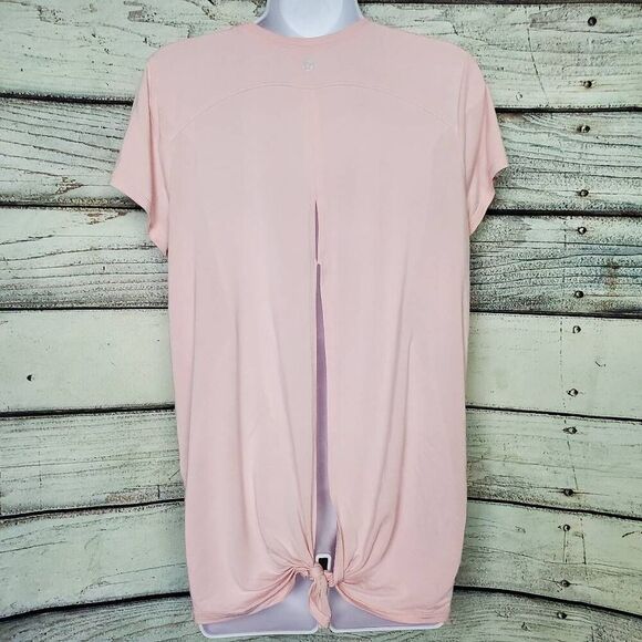 Lululemon Women’s Back Split Tie Hem Tee Light Pink Size 6 - Picture 3 of 8